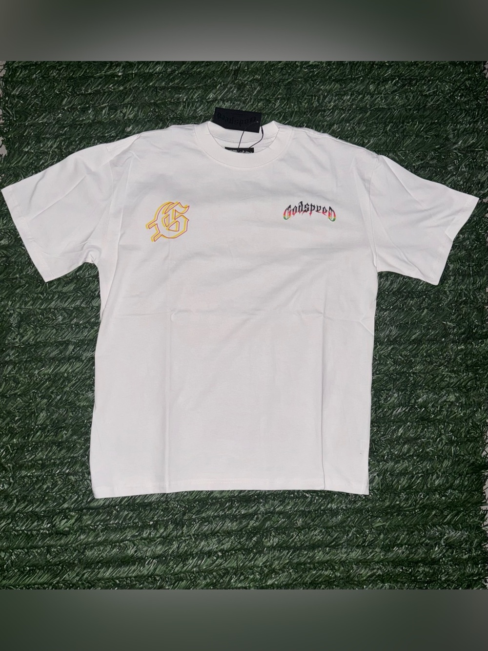 Godspeed White Short Sleeve Graphic Tee